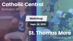 Matchup: Catholic Central vs. St. Thomas More  2019