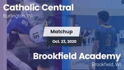 Matchup: Catholic Central vs. Brookfield Academy  2020