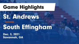 St. Andrews  vs South Effingham  Game Highlights - Dec. 3, 2021