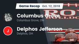 Recap: Columbus Grove  vs. Delphos Jefferson  2018