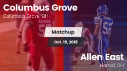 Matchup: Columbus Grove vs. Allen East  2018
