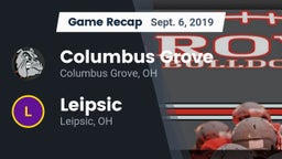 Recap: Columbus Grove  vs. Leipsic  2019
