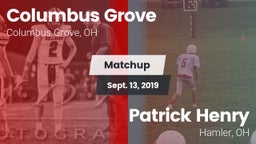 Matchup: Columbus Grove vs. Patrick Henry  2019