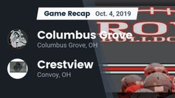 Recap: Columbus Grove  vs. Crestview  2019