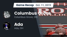 Recap: Columbus Grove  vs. Ada  2019