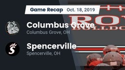 Recap: Columbus Grove  vs. Spencerville  2019