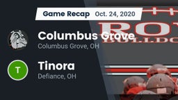 Recap: Columbus Grove  vs. Tinora  2020