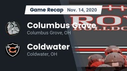 Recap: Columbus Grove  vs. Coldwater  2020