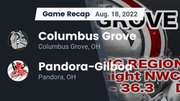 Recap: Columbus Grove  vs. Pandora-Gilboa  2022