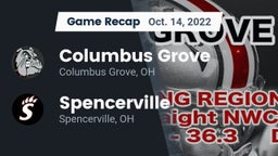 Recap: Columbus Grove  vs. Spencerville  2022