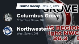 Recap: Columbus Grove  vs. Northwestern  2022