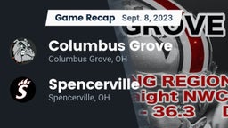 Recap: Columbus Grove  vs. Spencerville  2023