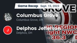 Recap: Columbus Grove  vs. Delphos Jefferson  2023