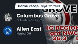 Recap: Columbus Grove  vs. Allen East  2023