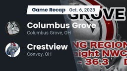 Recap: Columbus Grove  vs. Crestview  2023