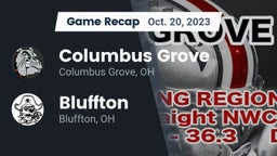Recap: Columbus Grove  vs. Bluffton  2023