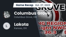 Recap: Columbus Grove  vs. Lakota 2023