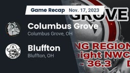 Recap: Columbus Grove  vs. Bluffton  2023