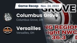 Recap: Columbus Grove  vs. Versailles  2023