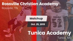 Matchup: Rossville Christian  vs. Tunica Academy 2019