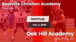 Matchup: Rossville Christian  vs. Oak Hill Academy  2020