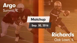 Matchup: Argo vs. Richards  2016