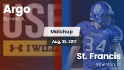 Matchup: Argo vs. St. Francis  2016