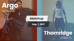 Matchup: Argo vs. Thornridge  2017