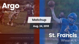 Matchup: Argo vs. St. Francis  2018