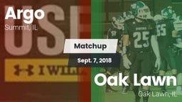 Matchup: Argo vs. Oak Lawn  2018