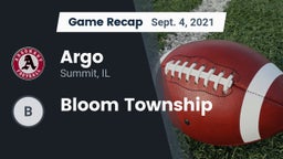Recap: Argo  vs. Bloom Township 2021