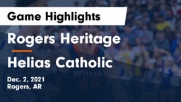 Rogers Heritage  vs Helias Catholic  Game Highlights - Dec. 2, 2021
