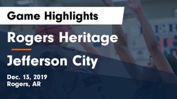 Rogers Heritage  vs Jefferson City Game Highlights - Dec. 13, 2019