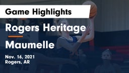 Rogers Heritage  vs Maumelle  Game Highlights - Nov. 16, 2021