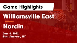 Williamsville East  vs Nardin Game Highlights - Jan. 8, 2022