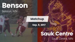 Matchup: Benson vs. Sauk Centre  2017