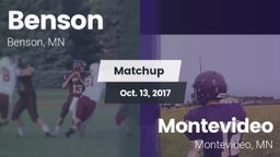 Matchup: Benson vs. Montevideo  2017