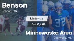 Matchup: Benson vs. Minnewaska Area  2017