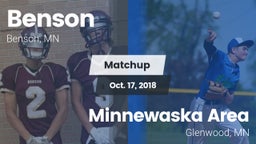 Matchup: Benson vs. Minnewaska Area  2018