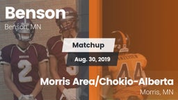 Matchup: Benson vs. Morris Area/Chokio-Alberta 2019