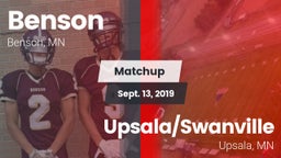 Matchup: Benson vs. Upsala/Swanville  2019