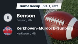 Recap: Benson  vs. Kerkhoven-Murdock-Sunburg  2021