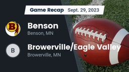 Recap: Benson  vs. Browerville/Eagle Valley  2023