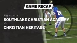 Recap: SouthLake Christian Academy vs. Christian Heritage  2016