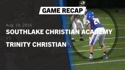 Recap: SouthLake Christian Academy vs. Trinity Christian  2016