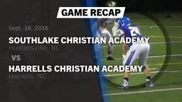 Recap: SouthLake Christian Academy vs. Harrells Christian Academy  2016