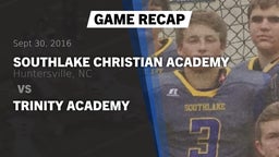 Recap: SouthLake Christian Academy vs. Trinity Academy 2016