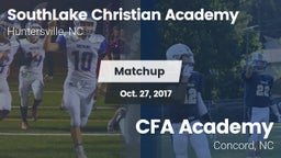 Matchup: SouthLake Christian  vs. CFA Academy 2017