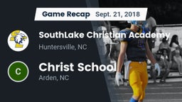 Recap: SouthLake Christian Academy vs. Christ School 2018
