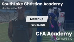 Matchup: SouthLake Christian  vs. CFA Academy 2018
